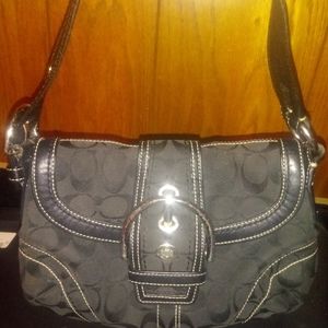 Coach black purse